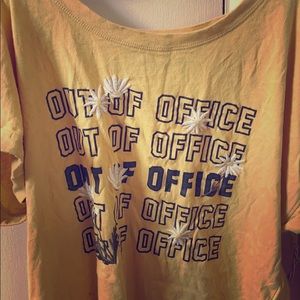 Out of office tee xs